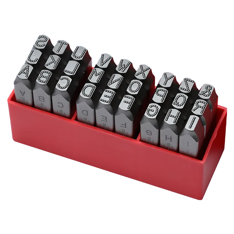 Dot / low-stress steel stamps